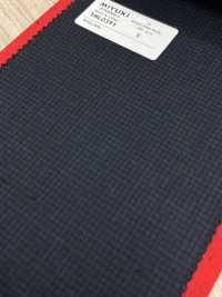 5ML0391 MIYUKI EVER WOOL (Miyuki Everwool) Pied De Poule Blu Navy[Tessile] Lanificio Miyuki Sottofoto