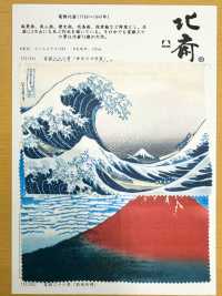TPS3001 Fodera Con Stampa Katsushika Hokusai, Motivo Ripetuto[Liner] Sottofoto