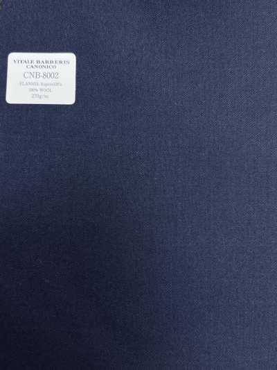 CNB8002 CANONICO Flanella standard Super 120's blu navy tinta unita