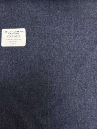 CNB8003 CANONICO Flanella Standard Super120's Blu Unito