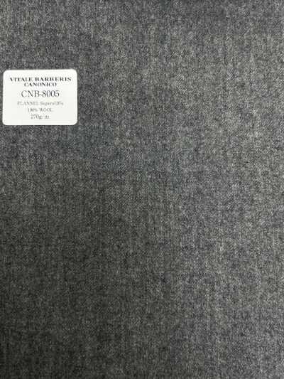 CNB8005 CANONICO Flanella standard Super 120's grigio medio tinta unita