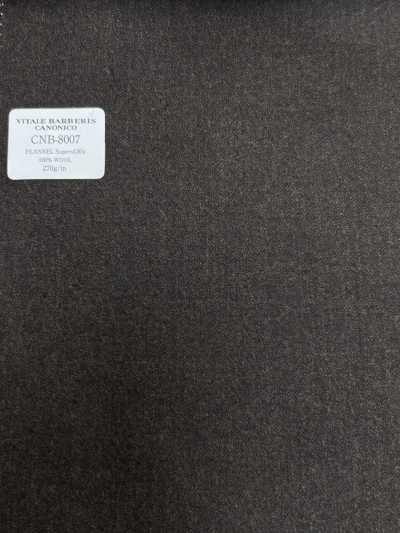 CNB8007 CANONICO Flanella standard Super120's marrone tinta unita
