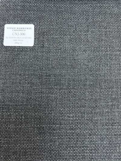 CNJ306 CANONICO Standard 21μ MONTECARLO Tessuto per giacche Hopsack Grigio tinta unita