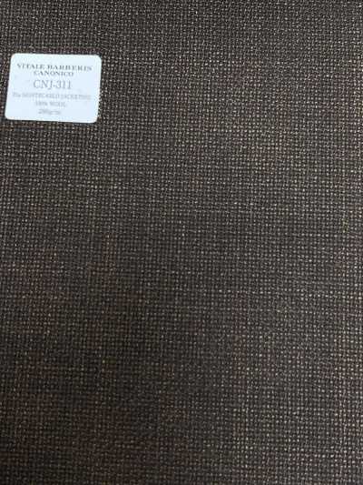 CNJ311 CANONICO (Canonico) Standard 21μ MONTECARLO GIACCHE Hopsack Marrone Tinta Unita