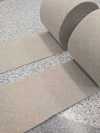 3670ES-S Nastro Morbido Beige Elastico In Puro Lino Per Rinforzo Colletto Con Finitura In Resina