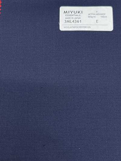 3ML4361 26SS MIYUKI Tessuti ESSENTIALS ACTIVA ADVANCE Blu navy tinta unita