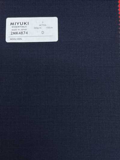 2MK4874 26SS MIYUKI Fabrics ESSENTIALS ACTIVA Blu navy tinta unita