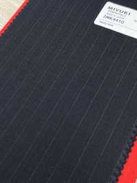 2MK4410 26SS Miyuki Textile MIYUKI ESSENTIALS ACTIVA Navy Stripe[Tessile] Lanificio Miyuki Foto secondaria
