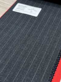 2MK4421 26SS Miyuki Textile MIYUKI ESSENTIALS ACTIVA Charcoal Heaven Grey Stripe[Tessile] Lanificio Miyuki Foto secondaria