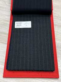 2MK4421 26SS Miyuki Textile MIYUKI ESSENTIALS ACTIVA Charcoal Heaven Grey Stripe[Tessile] Lanificio Miyuki Foto secondaria