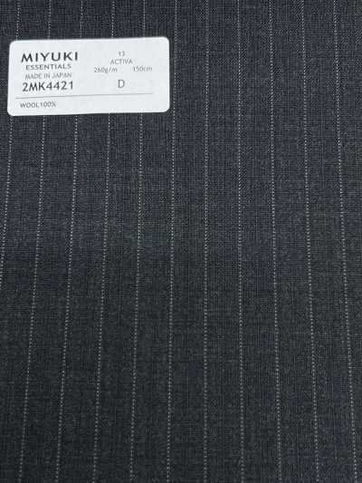 2MK4421 26SS Miyuki Tessuto MIYUKI ESSENTIALS ACTIVA Riga grigio antracite