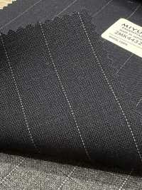 2MK4432 26SS Miyuki Textile MIYUKI ESSENTIALS ACTIVA Navy Stripe[Tessile] Lanificio Miyuki Foto secondaria