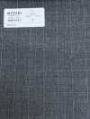 2MK4443 26SS MIYUKI Tessuto ESSENTIALS ACTIVA a righe grigio medio