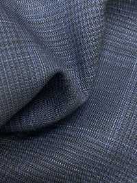 2MK4454 26SS Miyuki Textile MIYUKI ESSENTIALS ACTIVA Navy Check[Tessile] Lanificio Miyuki Foto secondaria