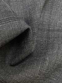 2MK3626 Tessuto MIYUKI ESSENTIALS ACTIVA COOLTEC Medium Gray Check[Tessile] Lanificio Miyuki Foto secondaria