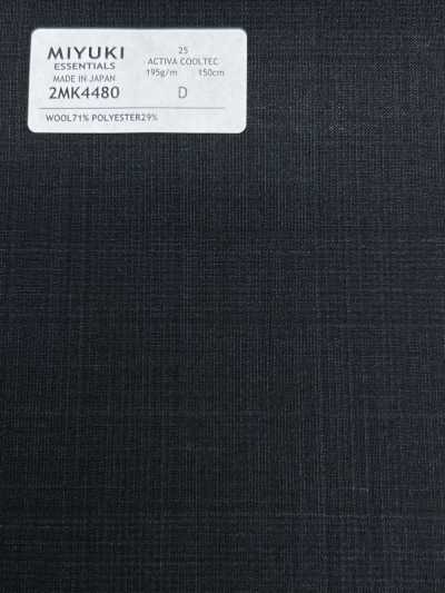 2MK4480 26SS MIYUKI Fabrics ESSENTIALS ACTIVA ACTIVA COOLTEC Quadri blu navy