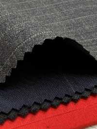 2ML4560 26SS Miyuki Textile MIYUKI Essentials TROPICS Charcoal Heaven Grey Stripe[Tessile] Lanificio Miyuki Foto secondaria