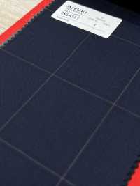 2ML4571 26SS Miyuki Textile MIYUKI Essentials TROPICS Navy Check[Tessile] Lanificio Miyuki Foto secondaria