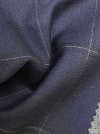 2ML4571 26SS Miyuki Textile MIYUKI Essentials TROPICS Navy Check[Tessile] Lanificio Miyuki Foto secondaria