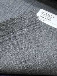 2ML4582 26SS Miyuki Textile MIYUKI Essentials TROPICS Medium Gray Check[Tessile] Lanificio Miyuki Foto secondaria