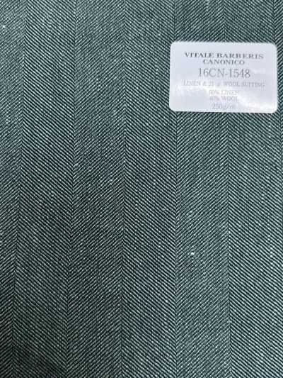 16CN1548 26SS VBC Vitale Barberis Canonico TESSUTO PER COMPLETO IN LINO E LANA 21 μ