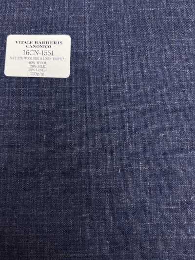 16CN1551 26SS VBC Vitale Barberis Canonico SUPERSONIC STRETCH NATURALE LANA SETA & LINO TROPICAL