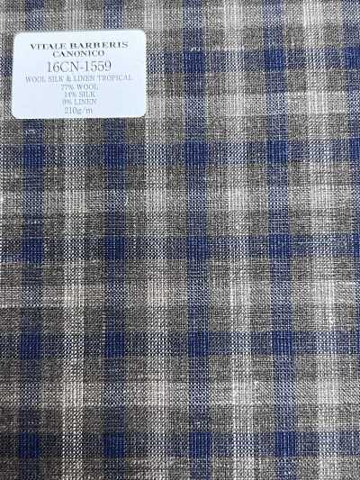16CN1559 26SS VBC Vitale Barberis Canonico LANA SETA & LINO TROPICALE