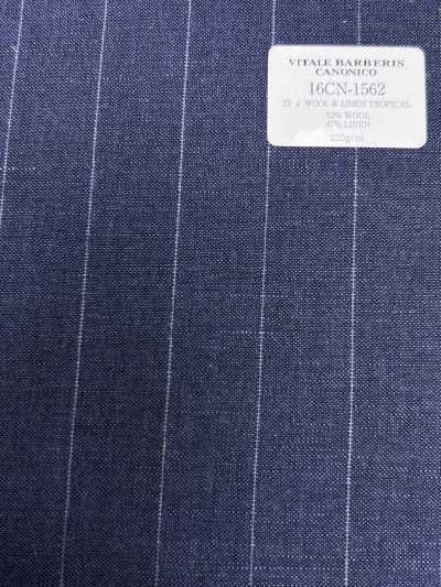 16CN1562 26SS VBC Vitale Barberis Canonico 21 μ Tropical in lana e lino