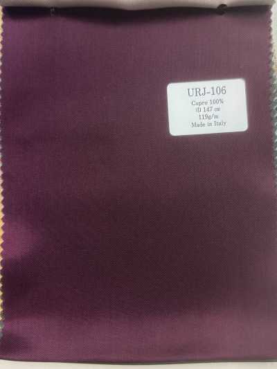 URJ-106 Fodera stampata 100% Cupro di produzione italiana, bordeaux
