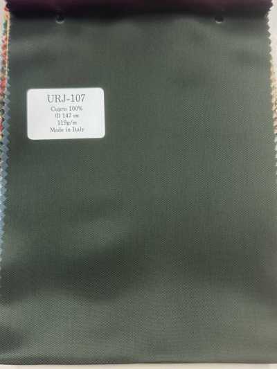 URJ-107 Prodotto in Italia, fodera stampata in cupro 100%, verde tinta unita