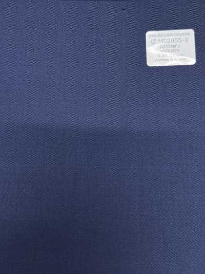 M02055-3 KUNISHIMA1850 Linea esclusiva 【GABARDINE SUPER ESCLUSIVA】 Blu tinta unita