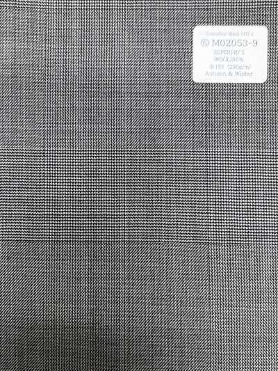 M02053-9 KUNISHIMA1850 Linea esclusiva [Lana extrafine 140’s] quadro glen nero e bianco