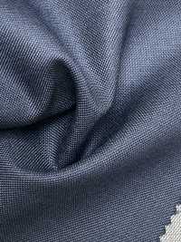 M02054-2 Linea Esclusiva KUNISHIMA1850 【Lana Extrafine 140's】 Pelle Di Squalo Blu[Tessile] Società Per Azioni Kunishima Co., Ltd. Foto secondaria
