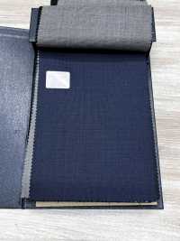 M02054-2 Linea Esclusiva KUNISHIMA1850 【Lana Extrafine 140's】 Pelle Di Squalo Blu[Tessile] Società Per Azioni Kunishima Co., Ltd. Foto secondaria