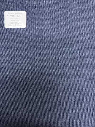 M02054-2 KUNISHIMA1850 Linea esclusiva 【Lana extrafine 140's】 Sharkskin blu