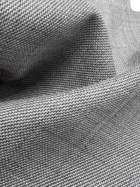 M02054-9 KUNISHIMA1850 Linea Esclusiva [Lana Extrafine 140's] Pelle Di Squalo Bianca E Nera[Tessile] Società Per Azioni Kunishima Co., Ltd. Foto secondaria