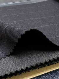 M02060-2 Linea Esclusiva KUNISHIMA1850 【Lana Pettinata Superfine】Righe Gessate Blu Navy[Tessile] Società Per Azioni Kunishima Co., Ltd. Foto secondaria
