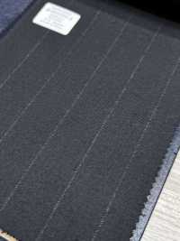 M02060-4 KUNISHIMA1850 Linea Esclusiva 【Lana Pettinata Superfine】Righe Gessate Grigie[Tessile] Società Per Azioni Kunishima Co., Ltd. Foto secondaria