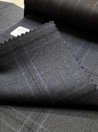 M02063-3 Linea Esclusiva KUNISHIMA1850 【Lana Pettinata Superfine】Blue Check[Tessile] Società Per Azioni Kunishima Co., Ltd. Foto secondaria