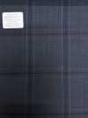 M02063-3 Linea Esclusiva KUNISHIMA1850 【Lana Pettinata Superfine】Blue Check