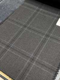 M02063-5 KUNISHIMA1850 Linea Esclusiva 【Lana Pettinata Superfine】Quadri Grigi[Tessile] Società Per Azioni Kunishima Co., Ltd. Foto secondaria