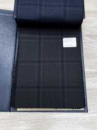 M02063-5 KUNISHIMA1850 Linea Esclusiva 【Lana Pettinata Superfine】Quadri Grigi[Tessile] Società Per Azioni Kunishima Co., Ltd. Foto secondaria