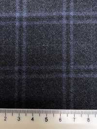 M02065-3 KUNISHIMA1850 Linea Esclusiva 【Lana Pettinata Superfine】Quadri Blu Mélange[Tessile] Società Per Azioni Kunishima Co., Ltd. Foto secondaria