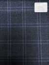 M02065-3 KUNISHIMA1850 Linea esclusiva [Pettinato superfine] Quadri blu mélange