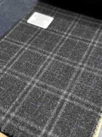 M02065-4 Linea Esclusiva KUNISHIMA1850 【Lana Pettinata Superfine】Grigio A Quadri Mélange[Tessile] Società Per Azioni Kunishima Co., Ltd. Foto secondaria