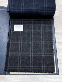 M02065-4 Linea Esclusiva KUNISHIMA1850 【Lana Pettinata Superfine】Grigio A Quadri Mélange[Tessile] Società Per Azioni Kunishima Co., Ltd. Foto secondaria