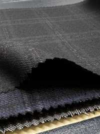 M02066-4 Linea Esclusiva KUNISHIMA1850 【Lana Pettinata Superfine】Grigio A Quadri Mélange[Tessile] Società Per Azioni Kunishima Co., Ltd. Foto secondaria
