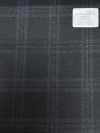 M02066-4 Linea Esclusiva KUNISHIMA1850 【Lana Pettinata Superfine】Grigio A Quadri Mélange