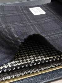 M02045-3 Linea Esclusiva KUNISHIMA1850 【SOMO CASHMERE 100%】 Check 3D Blu Scuro[Tessile] Società Per Azioni Kunishima Co., Ltd. Foto secondaria