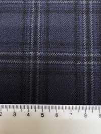 M02045-3 Linea Esclusiva KUNISHIMA1850 【SOMO CASHMERE 100%】 Check 3D Blu Scuro[Tessile] Società Per Azioni Kunishima Co., Ltd. Foto secondaria